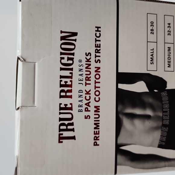 TRUE RELIGION 5 PREMIUMCOTTON STRETCH TRUNKS, SIZE SMALL (S) - Picture 10 of 10
